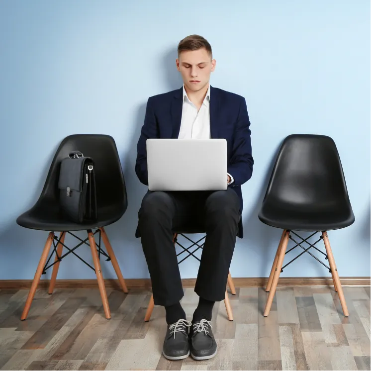 Applicant waiting